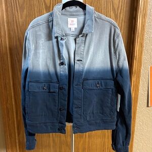 LuLaRoe Women's Gradient Blue Jean Jacket . The name is Kenny jacket